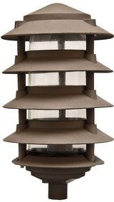 Dabmar Lighting D5500-L9-40K-BZ bronze pagoda light