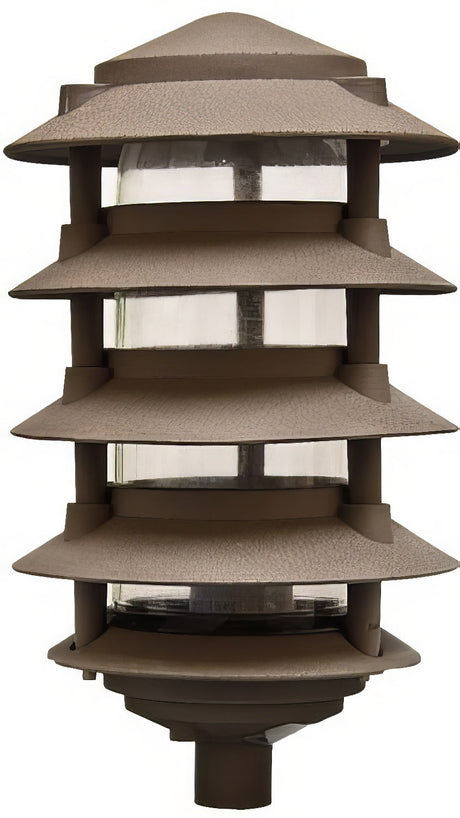 Dabmar Lighting D5500-L9-40K-BZ bronze pagoda light