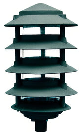 Dabmar Lighting D5500-L9-40K-G green pagoda light