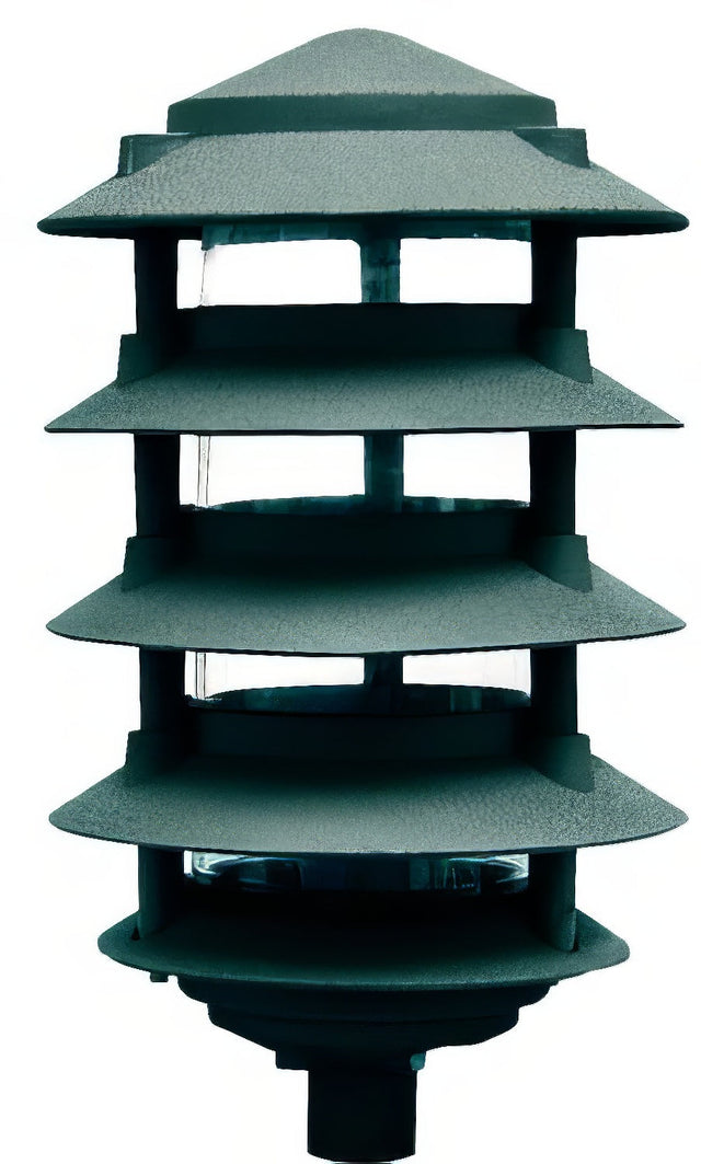 Dabmar Lighting D5500-L9-40K-G green pagoda light
