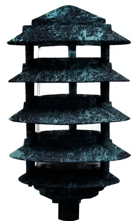 Dabmar Lighting D5500-L9-40K-VG verde green pagoda light