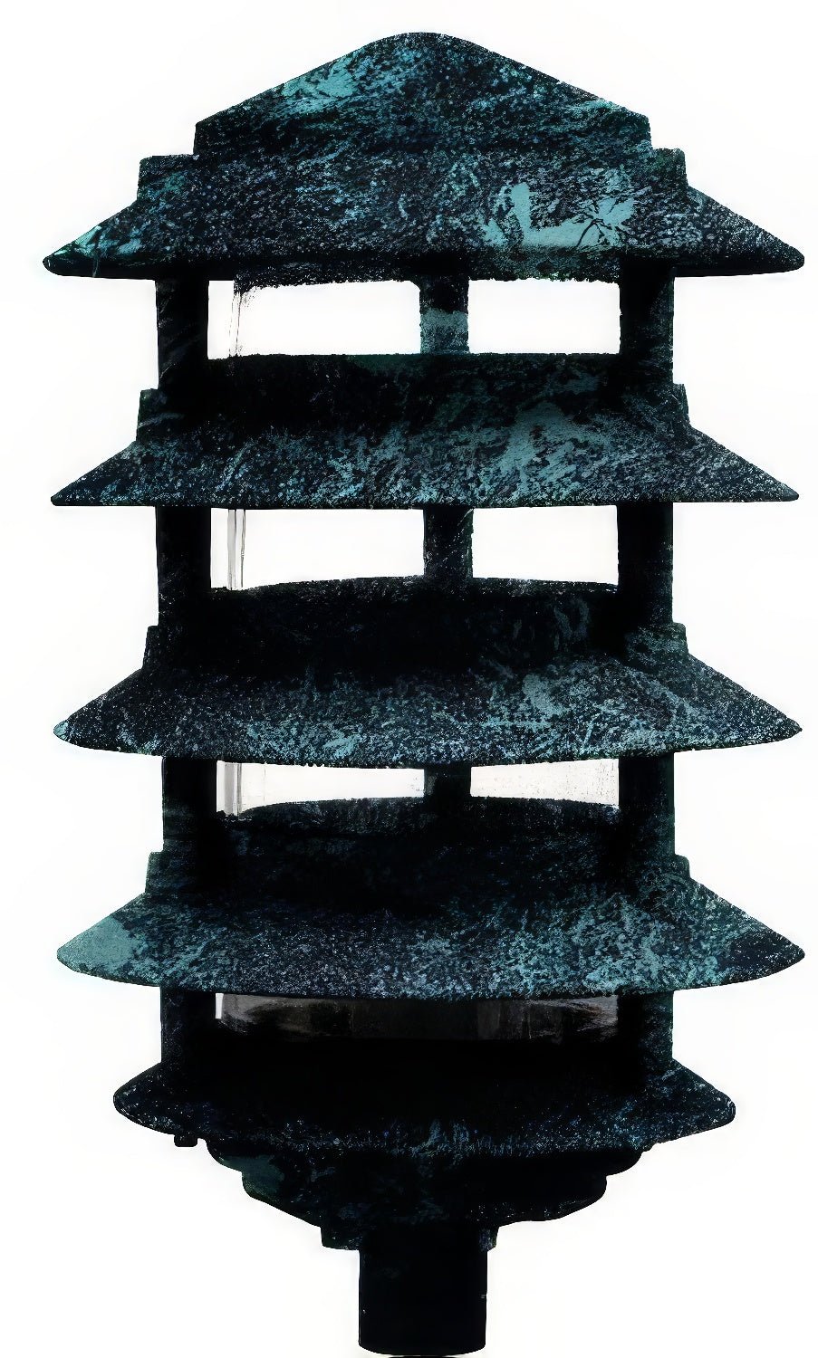Dabmar Lighting D5500-VG verde green pagoda light