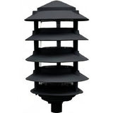 Dabmar Lighting D5550-B black pagoda light