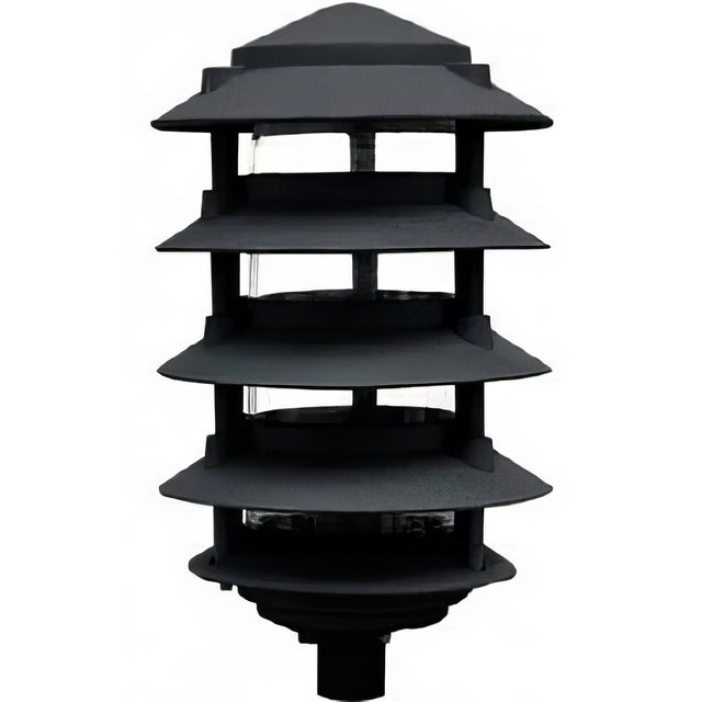 Dabmar Lighting D5550-B black pagoda light