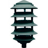 Dabmar Lighting D5550-G green pagoda light