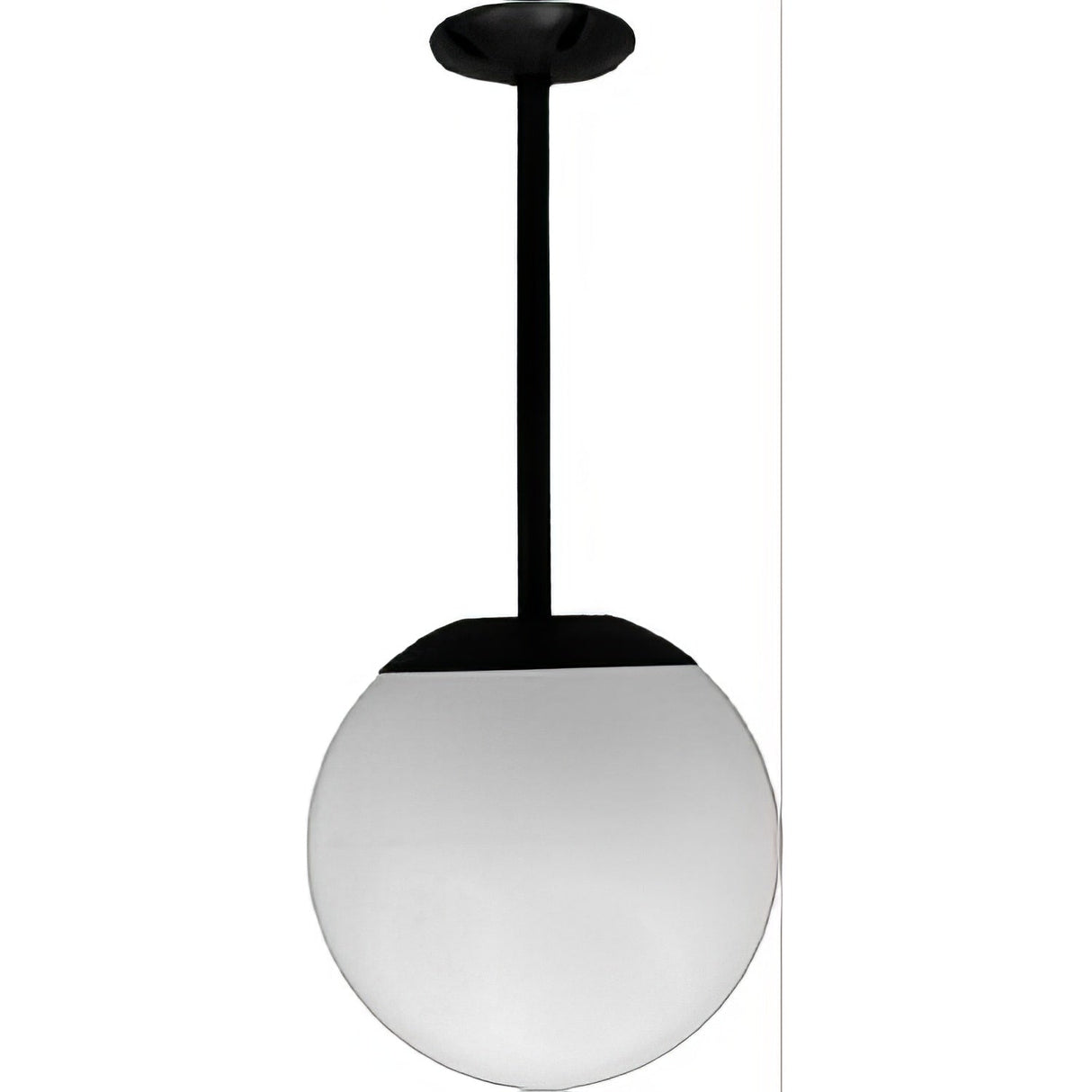 Dabmar Lighting D7500-12-B black ceiling globe fixture