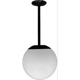 Dabmar Lighting D7500-12-B black ceiling globe fixture