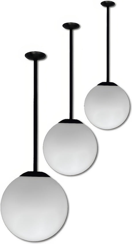 Dabmar Lighting D7501-12-L20-50K-B black ceiling fixture