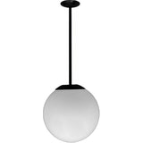 Dabmar Lighting D7501-18-B black ceiling globe fixture