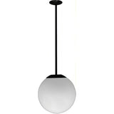 Dabmar Lighting D7501-24-B black ceiling globe fixture
