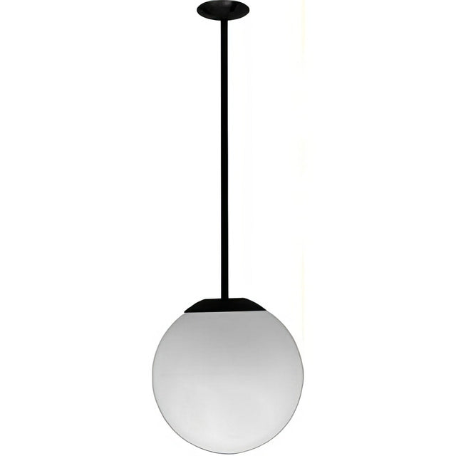 Dabmar Lighting D7501-24-B black ceiling globe fixture