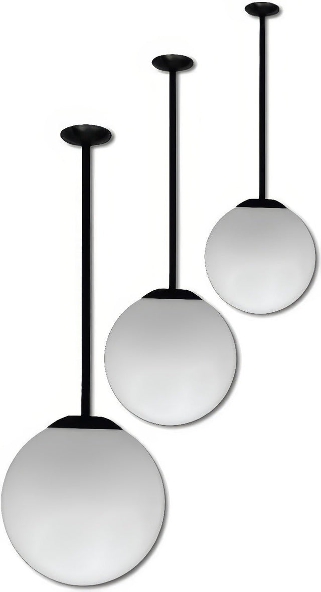 Dabmar Lighting D7501-24-L20-50K-B black ceiling fixture