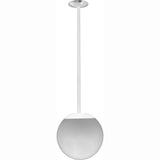Dabmar Lighting D7501-24-W white ceiling globe fixture