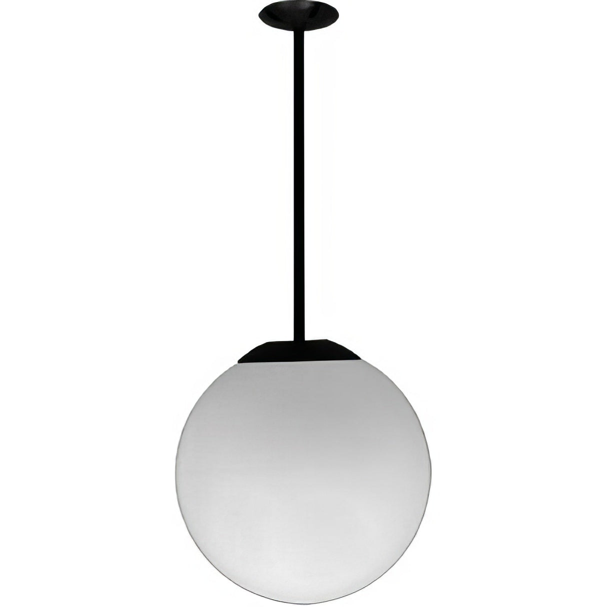 Dabmar Lighting D7502-18-B black ceiling globe fixture