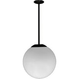 Dabmar Lighting D7502-18-B black ceiling globe fixture