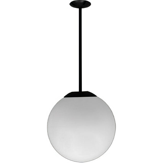 Dabmar Lighting D7502-18-B black ceiling globe fixture
