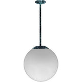 Dabmar Lighting D7502-18-VG verde green ceiling globe fixture