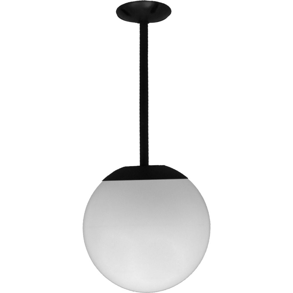 Dabmar Lighting D7502-18-W white ceiling globe fixture