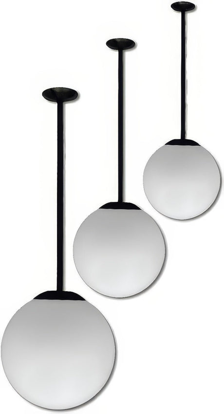 Dabmar Lighting D7502-24-L20-50K-B black ceiling fixture