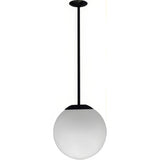 Dabmar Lighting D7504-24-B black ceiling globe fixture