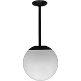 Dabmar Lighting D7505-24-B black ceiling globe fixture