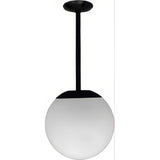 Dabmar Lighting D7506-12-B black ceiling globe fixture