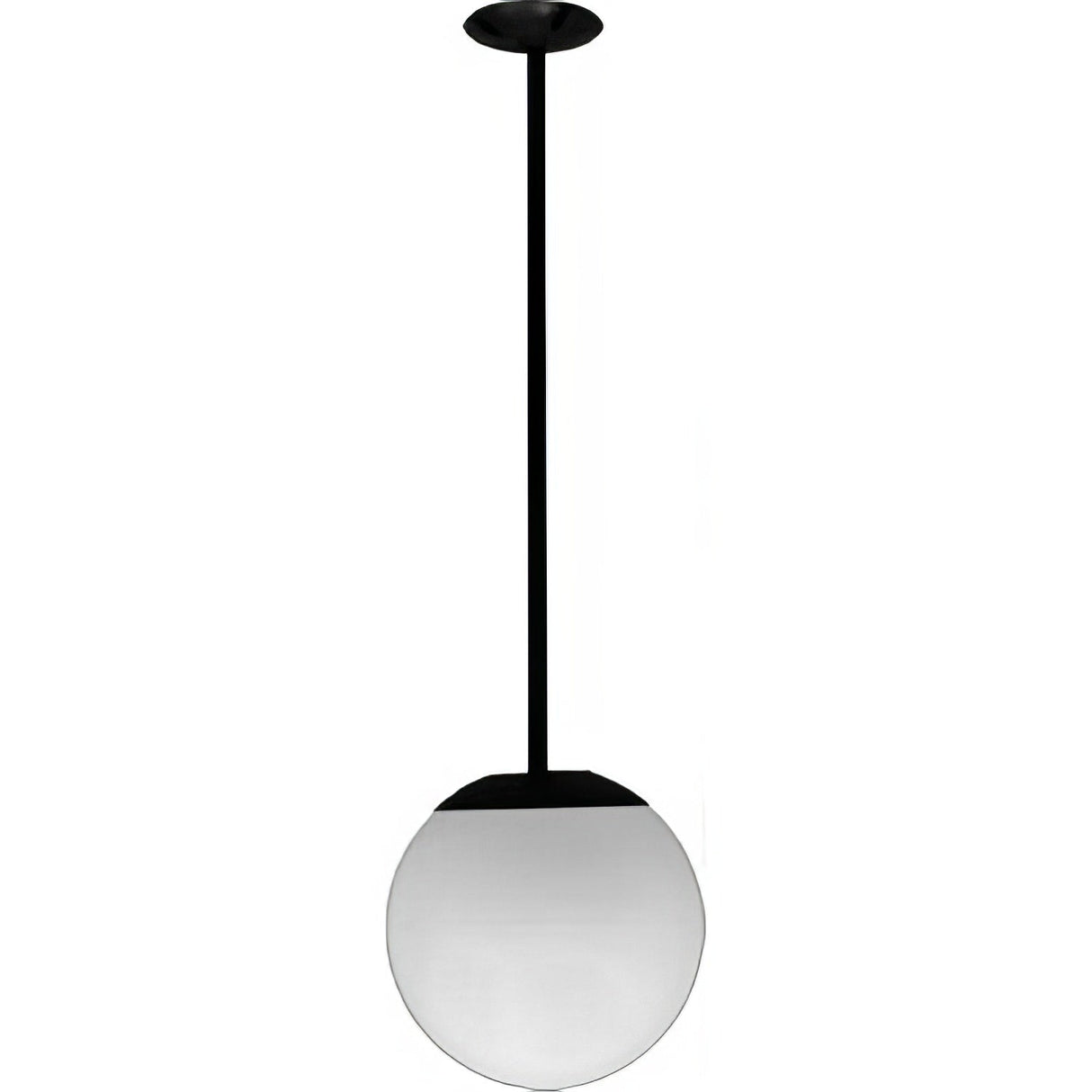 Dabmar Lighting D7506-24-B black ceiling globe fixture