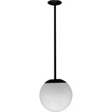 Dabmar Lighting D7506-24-B black ceiling globe fixture