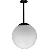 Dabmar Lighting D7508-12-B black ceiling globe fixture