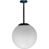 Dabmar Lighting D7512-12-VG verde green ceiling globe fixture