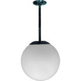 Dabmar Lighting D7515-12-VG verde green ceiling globe fixture