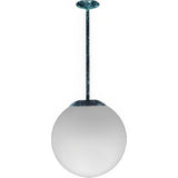 Dabmar Lighting D7518-18-VG verde green ceiling globe fixture