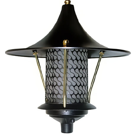 Dabmar Lighting D8000-B black pagoda light
