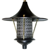 Dabmar Lighting D8000-B black pagoda light