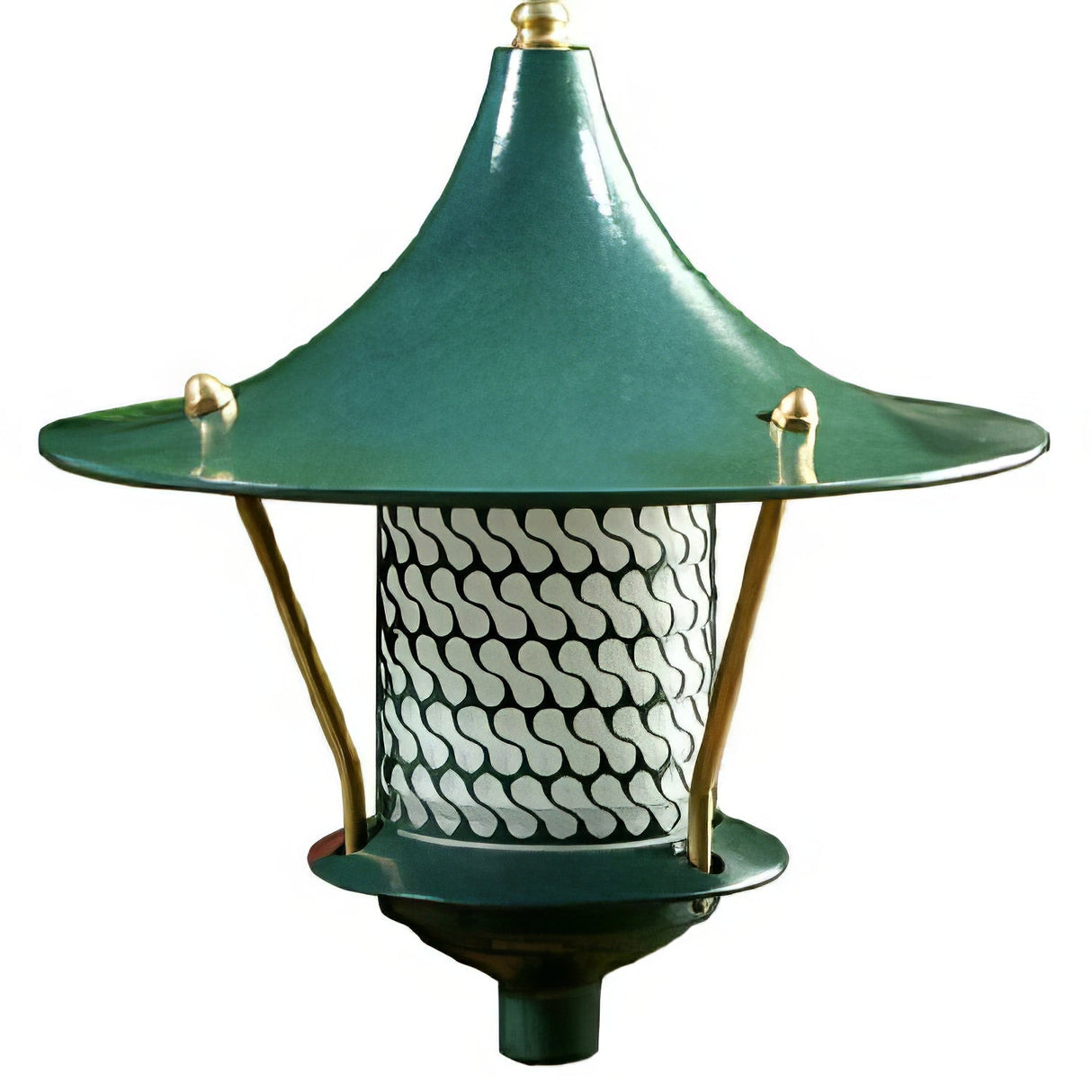 Dabmar Lighting D8000-G green pagoda light