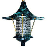 Dabmar Lighting D8000-VG verde green pagoda light