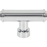 Top Knobs TK3412PC Lavington 2 1/4" Length Bar Knob Polished Chrome