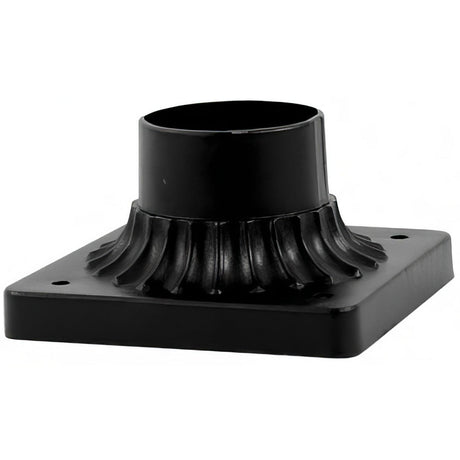 Dabmar Lighting BS222-B Pier Mount 3" Base Black