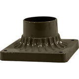 Dabmar Lighting BS222-BZ Pier Mount 3" Base Bronze