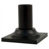 Dabmar Lighting BS250-B Large Pier Mount 3" Base Black