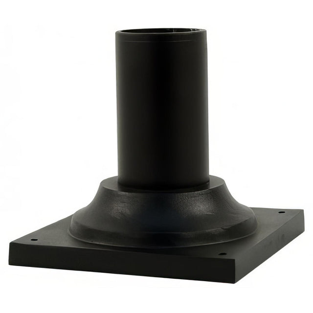 Dabmar Lighting BS250-B Large Pier Mount 3" Base Black