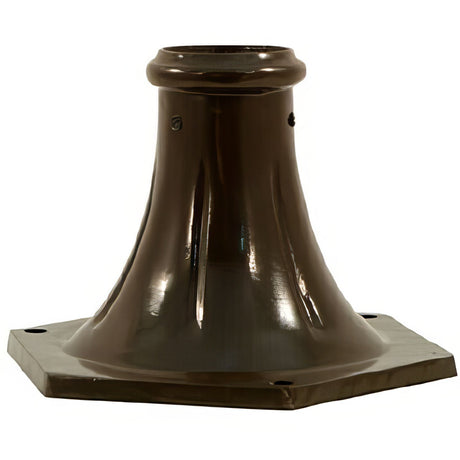 Dabmar Lighting BS300-BZ bronze surface mounted base