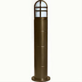 Dabmar Lighting D110-L12-30K-B Fiber G Bollard Open Cage 120V-277V G24 LED 12W 30K Black