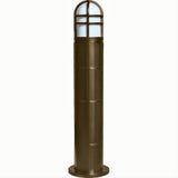 Dabmar Lighting D110-L12-50K-BZ Fiber G Bollard Open Cage 120V-277V G24 LED 12W 50K Bronze