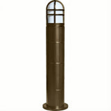 Dabmar Lighting D110-L6-30K-B Fiber G Bollard Open Cage 120V E26 LED 6W 30K Black