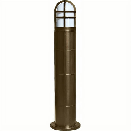 Dabmar Lighting D110-L6-30K-B Fiber G Bollard Open Cage 120V E26 LED 6W 30K Black
