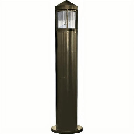 Dabmar Lighting D120-L20-50K-B Fiber G Bollard Half Frost 120V-277V G24 LED 20W 50K Black