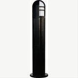 Dabmar Lighting D130-L12-30K-B Fiber G Bollard Open Half Cage 120V-277V G24 LED 12W 30K Black