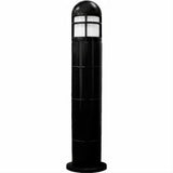 Dabmar Lighting D140-L12-40K-B Fiber G Bollard Open Cage 120V-277V G24 LED 12W 40K Black