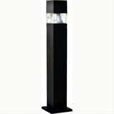 Dabmar Lighting D150-L6-RGBW-B Fiber G Bollard Squared 120V E26 LED 6W RGBW Black